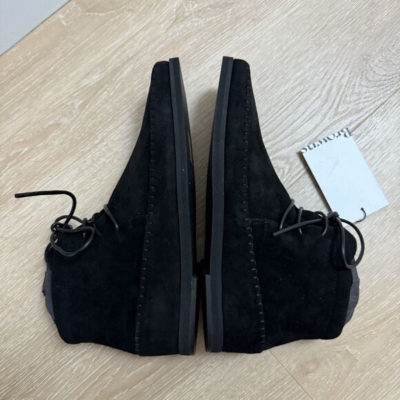 NEW TOTEME ‘The High Top’ Suede Loafers Moccasins Boot Black Sz 37 / 7 6.5 $660+ - Picture 12 of 16